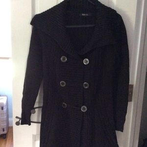 Black cardigan